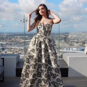Floral Gown Dress